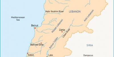 Liban hartë lumenjtë